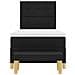 Letto Box Spring  con materasso e panchina Nero 90x200 cm Tessuto - Foto miniatura 9