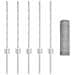 Pali per Recinzione  5 pcs U-Channel 60 cm Acciaio Galvanizzato, Recinzione Esagonale  0.5x10 m Acciaio Galvanizzato - Foto miniatura 4