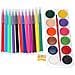 Kit Creativo 43 Pezzi Con Matite / Temperamatite / Pennarelli / Pitture, Multicolore - Foto miniatura 3