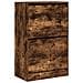 Scarpiera Rovere Fumo 60x34x96,5 cm in Legno Multistrato - Foto miniatura 4