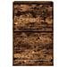 Scarpiera Rovere Fumo 60x34x96,5 cm in Legno Multistrato - Foto miniatura 5