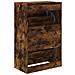 Scarpiera Rovere Fumo 60x34x96,5 cm in Legno Multistrato - Foto miniatura 7