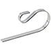 Set Di 10 Ganci In Acciaio Inossidabile Da 12 Cm - Appendi Calze Natalizie E Da Camino Silver - Foto miniatura 3