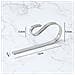 Set Di 10 Ganci In Acciaio Inossidabile Da 12 Cm - Appendi Calze Natalizie E Da Camino Silver - Foto miniatura 5