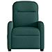 Poltrona Massaggiante Reclinabile Elettrica Verde Scuro Tessuto - Foto miniatura 5