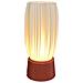 Lampada Da Scrivania Usb Dimmerabile Con Base Stampata In 3d - Luce Ambientale Da Comodino In Stile Nordico - Foto miniatura 1