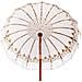 Parasol Balinese 260 Crema 180-190 cm Cotone e legno massello - Foto miniatura 8