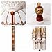 Parasol Balinese 260 Crema 180-190 cm Cotone e legno massello - Foto miniatura 9