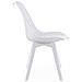 Sedia RIXK - Design ergonomico bianco per soggiorno x4 - Foto miniatura 6