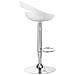 SGABELLO BAR QS-B01 BIANCO - Foto miniatura 3