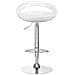SGABELLO BAR QS-B01 BIANCO - Foto miniatura 4