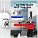 Mini Telecamera Ptz Wifi Da 5mp 1.5 Pollici - Sicurezza Esterna Compatibile Con App Icsee 128 - Foto miniatura 7