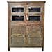 Vetrina Artigianale In Legno Marrone 102x56x155h Cm - Foto miniatura 2