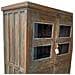 Vetrina Artigianale In Legno Marrone 102x56x155h Cm - Foto miniatura 5
