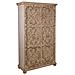 Armadio In Legno Marrone Fatto A Mano 102x44x183h - Foto miniatura 1