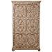 Armadio In Legno Marrone Fatto A Mano 102x44x183h - Foto miniatura 4