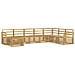 Set di divani da esterno 8 pcs Bianco 308 x 190 x 73 cm - Foto miniatura 1