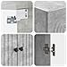 Set di armadi 2 pcs 66 x 34,5 x 90 cm Legno ingegnerizzato - Foto miniatura 7