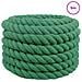 Corda di Cotone 40 mm 5 m Verde 100% Cotone - Foto miniatura 3