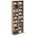 Mobile per CD Rovere Artigianale 65 x 23,5 x 175 cm - Foto miniatura 3