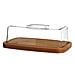 Copriformaggio con Coperchio in Plastica e Base in Legno Naturale 39248 - Foto miniatura 2