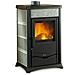 Stufa a Legna Rossella Plus Potenza Termica Nominale 8 kW 229 m3 Riscaldabili Colore Pietra Naturale - Foto miniatura 9