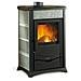 Stufa a Legna Rossella Plus Potenza Termica Nominale 8 kW 229 m3 Riscaldabili Colore Pietra Naturale - Foto miniatura 1