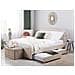 Letto Con Contenitore In Tessuto Beige 180x200cm Montpellier - Foto miniatura 9