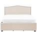 Letto Con Contenitore In Tessuto Beige 180x200cm Montpellier - Foto miniatura 15