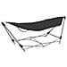 Amaca con Supporto Pieghevole Nera - Foto miniatura 1