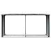 Capannone da Giardino in Acciaio Zincato 330x92x153cm Grigio - Foto miniatura 3