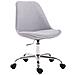 Sedia Ufficio Toulouse in Tessuto - Sedia Scrivania Girevole e Regolabile - Sedia Studio in Metallo, Carico Max 136 kg - Sedia Lavoro con Ruote Grigio - Foto miniatura 1