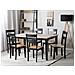 Tavolo Da Pranzo 6 Sedute Legno / nero Georgia - Foto miniatura 7