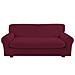 Copridivano Bielastico Antimacchia Con Copricuscini Separati - Copridivano 2 Posti (estensibile Da 110 A 150 Cm) + 1 Cuscino 2 Posti Bordeaux - Foto miniatura 1