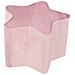 Pouf per Bambini a Forma di Stella Rosa Malva - Foto miniatura 1