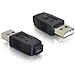 Adapter USB micro-A+B female to USB2.0-A male USB micro-A+B USB 2.0 A Nero cavo di interfaccia e adattatore - Foto miniatura 1