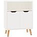 Credenza Bianco Lucido 60x30x72 cm in Legno Multistrato - Foto miniatura 1