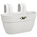 Vaso Da Fiori - Vibia Campana Easy Hanger Medium - Silk White - Balcone Esterno - L 24,1 X P 36 X H 26,5 Cm - Foto miniatura 1