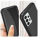 Cover Silicone Samsung Galaxy A52 / A52s Nera + Vetro Temperato 9h Trasparente - Foto miniatura 4