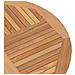 Tavolo da Giardino Pieghevole diametro110x75 cm Legno Massello di Teak - Foto miniatura 4