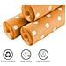 Rotolo Tovaglia A Pois Per Feste Antistrappo 100% Carta Made Italy 5mtx1,20mt 5 Metri Arancio - Foto miniatura 4