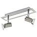 Spot Moderno Rottelo In Acciaio Nichel Satinato 2 Luci Gu10 4,6w Ip20 - Foto miniatura 1