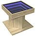 Tavolino Salotto Con Led Rovere Sonoma 50x50x45 Cm Multistrato - Foto miniatura 3