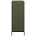 Credenza Verde Oliva 68x39x103,5 Cm In Acciaio - Foto miniatura 4