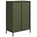 Credenza Verde Oliva 68x39x103,5 Cm In Acciaio - Foto miniatura 8