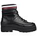 Corporate Outdoor Boot Stivaletti Pelle Scarpe Donna Nero Eu 36, Fw0fw07501 Bds - Foto miniatura 2