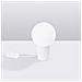 Lampada Da Tavolo Halo Bianco Sl. 1711 - Moderno Lampada Da Scrivania Bianco 19x12x12 Cm - Foto miniatura 3