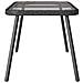 Tavolino da caffè  Nero 90x45x42 cm in Polyrattan - Foto miniatura 4