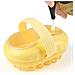 Spazzola Per Shampoo Con Dispenser Di Liquido - Massaggiatore Per Cuoio Capelluto Ed Esfoliante Yellow - Foto miniatura 4
