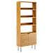 Libreria In Legno Con 4 Ripiani E 2 Ante Stinna - Foto miniatura 1